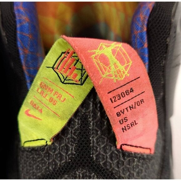 Nike LeBron 12 Data Size 10 Mens Sneakers Black 684593 068 - Picture 7 of 13